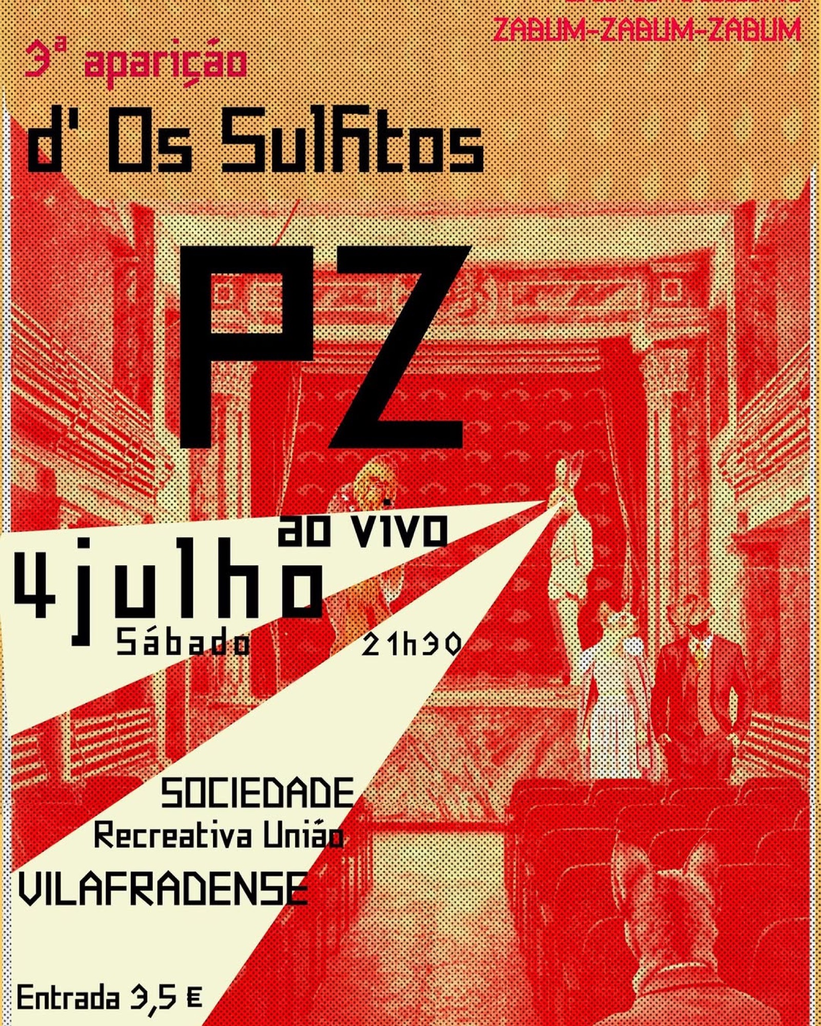 Cartaz da 3.ª Aparição com PZ